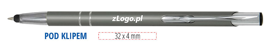 długopisy metalowe COSMO SLIM Touch Pen