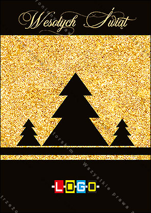 kartka świąteczne - wzór BZ1-031 awers