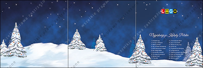 kartki świąteczne z kolędami - CD-karnet - wzór cdkarn_BK-057 rewers
