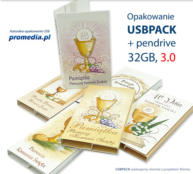 Ecopack z kartonową wkładką na pendrive Twister, Colour lub UME