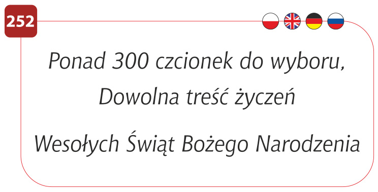 Próbka kroju Krój 252
