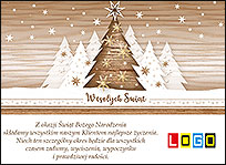 E-kartka świąteczna EBN-029 – Drewniany las