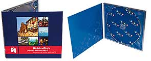 Digipack z kolędami i logo firmy – premium opakowanie CD