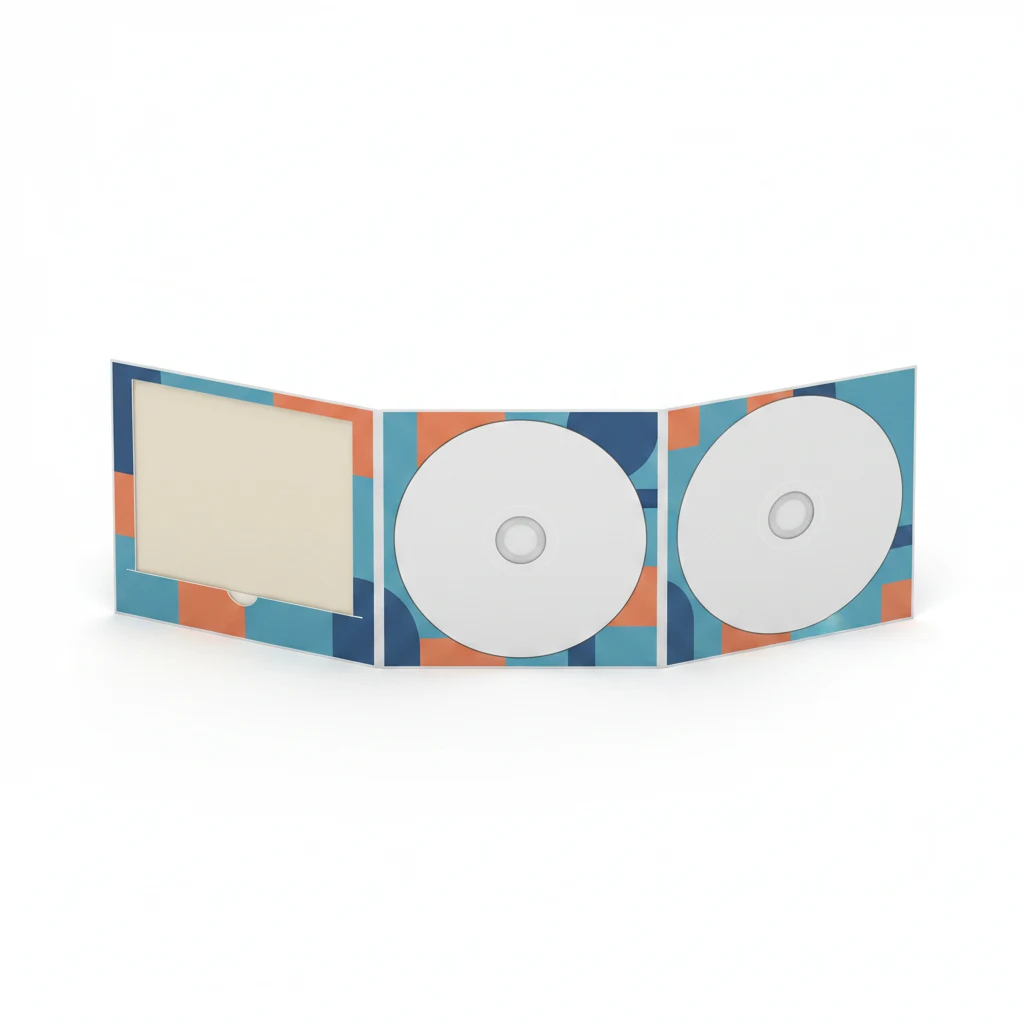 Digipack 6P na 2 płyty z nacięciem