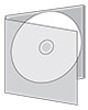 Pudełko CD BOX 10,4 mm z przezroczystym trayem