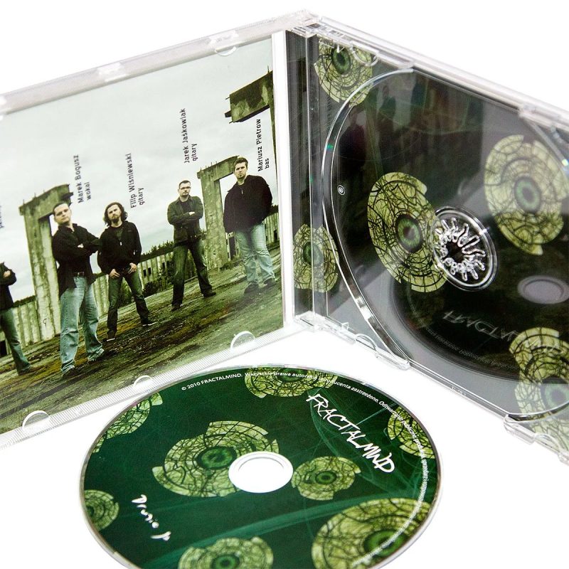 Płyta CD + pudełko CD-BOX z okładką – przykładowa realizacja