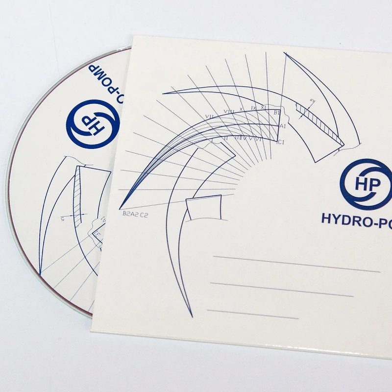Płyta CD + koperta kartonowa – przykładowa realizacja