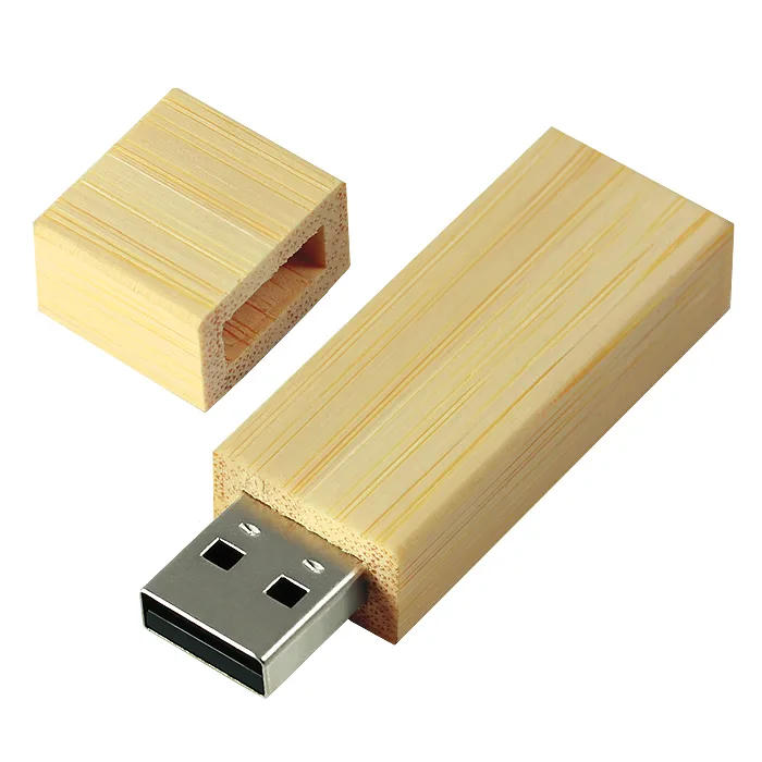 Pendrive ECO Bamboo – pendrive z logo, grawer laserowy albo nadruk UV pełnokolorowy