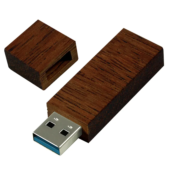 Pendrive ECO Merbau – pendrive z logo, grawer laserowy albo nadruk UV pełnokolorowy