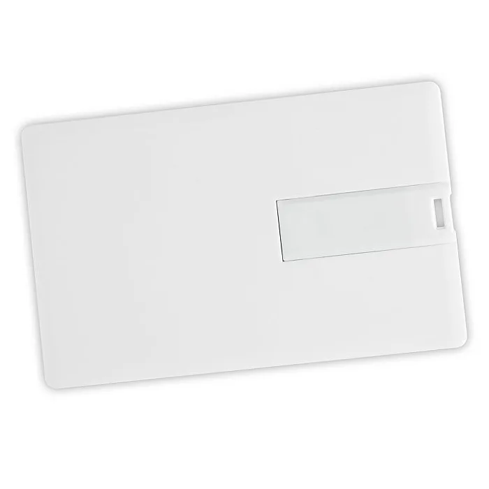 Pendrive Credit Card – pendrive z logo, nadruk UV pełnokolorowy