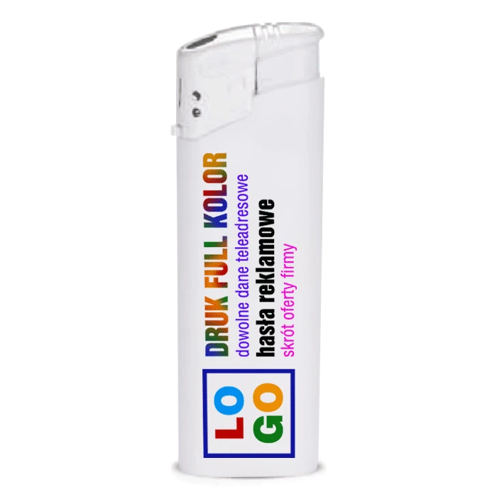 Zapalniczki EB-15 – zapalniczka reklamowa z nadrukiem UV CMYK