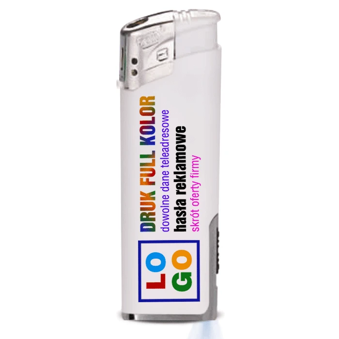 Zapalniczki EB-15 LED – zapalniczka reklamowa z nadrukiem UV CMYK