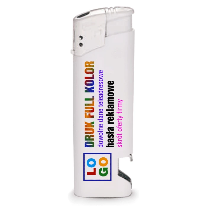 Zapalniczki EB-15 Opener – zapalniczka reklamowa z nadrukiem UV CMYK