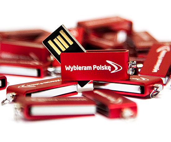 Pendrive reklamowe z logo – przykład realizacji