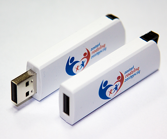 Pendrive reklamowe z logo – przykład realizacji