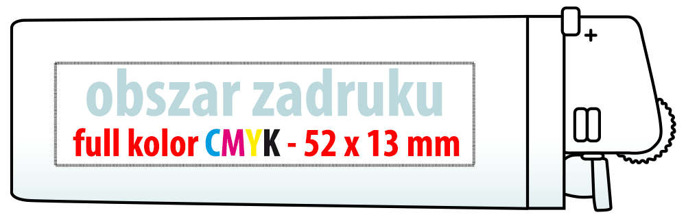 Szablon obszaru nadruku – Zapalniczki NM-1