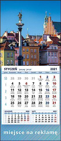 Wzór kalendarza KM1-076