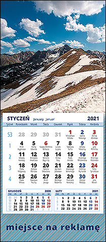 Wzór kalendarza KM1-080