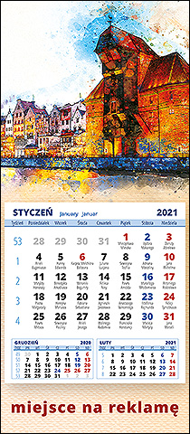 Wzór kalendarza KM1-123
