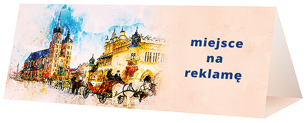 Kalendarz biurkowy, wzór KP3-016 – Przód piramidki – grafika wybranego wzoru
