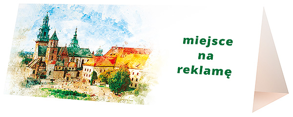 Kalendarz biurkowy, wzór KP3-033 – Przód piramidki – grafika wybranego wzoru