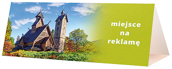 Kalendarz biurkowy, wzór KP3-037 – Przód piramidki – grafika wybranego wzoru