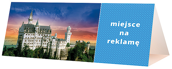 Kalendarz biurkowy, wzór KP3-042 – Przód piramidki – grafika wybranego wzoru