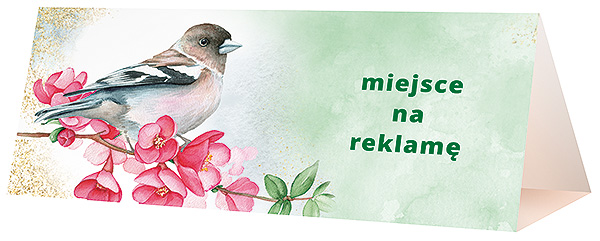 Kalendarz biurkowy, wzór KP3-053 – Przód piramidki – grafika wybranego wzoru