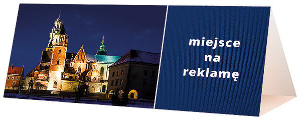 Kalendarz biurkowy, wzór KP3-067 – Przód piramidki – grafika wybranego wzoru