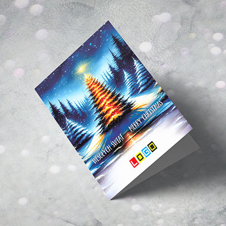 Kartka świąteczna BN1-436 – Magiczna choinka – widok 4