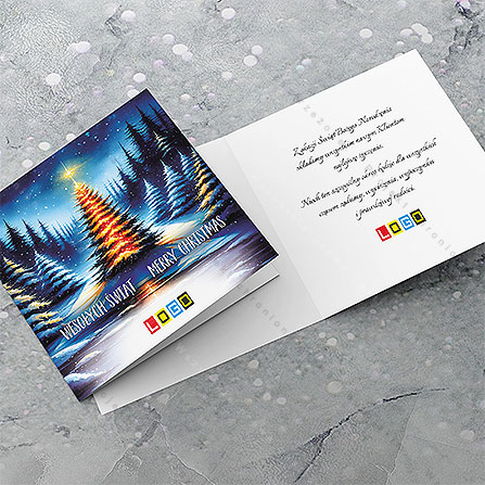 Kartka świąteczna BN2-436 – Magiczna choinka – widok 4