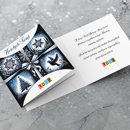 Kartka świąteczna BN2-493 – Cztery symbole świąt – widok 4