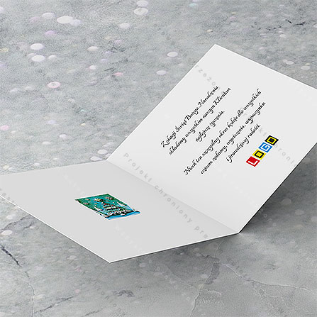 Kartka świąteczna BN2-598 – Choinka w stylu papercraft – widok 5