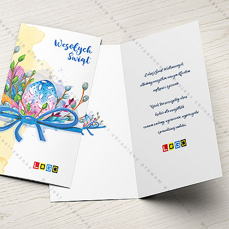 Kartka wielkanocna WN3-130