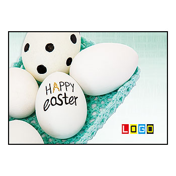 Kartka wielkanocna WZ1 – Happy Easter pisane po skorupce