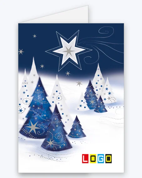 Kartka BN1 – Magiczna zimowa noc