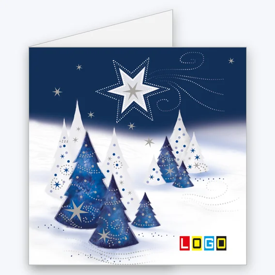 Kartka BN2 – Magiczna zimowa noc