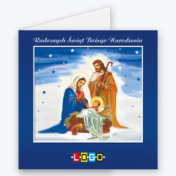Kartka BN2 – Malarska scena narodzenia