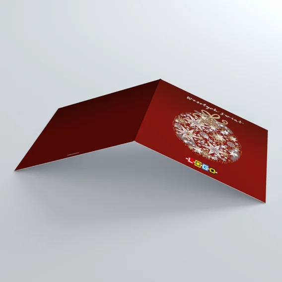 Kartka świąteczna BN2-094 – Ornament z zimowych symboli – widok 4