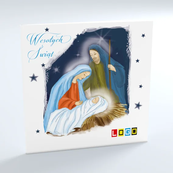 Kartka świąteczna BN2-182 – Malarska scena narodzin – widok 3