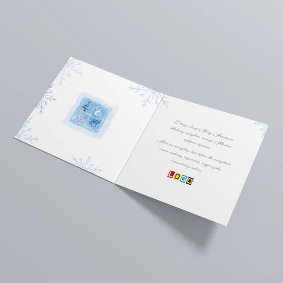 Kartka świąteczna BN2-208 – Akwarelowe symbole w oknie – widok 5