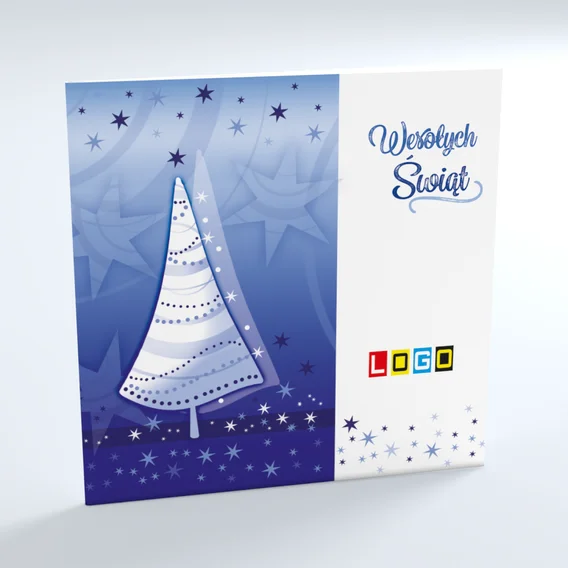 Kartka świąteczna BN2-257 – Stylizowana choinka – widok 3