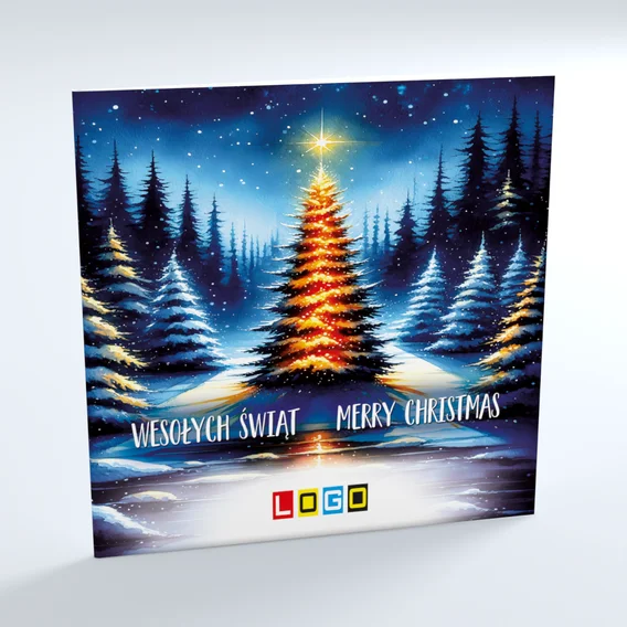 Kartka świąteczna BN2-436 – Magiczna choinka – widok 3