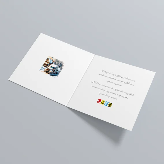 Kartka świąteczna BN2-675 – Zimowa dostawa świąteczna – widok 5
