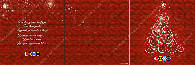 kartki świąteczne z kolędami - CD-karnet - wzór cdkarn_BK-299 awers