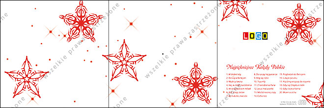 kartki świąteczne z kolędami - CD-karnet - wzór cdkarn_BK-368 rewers