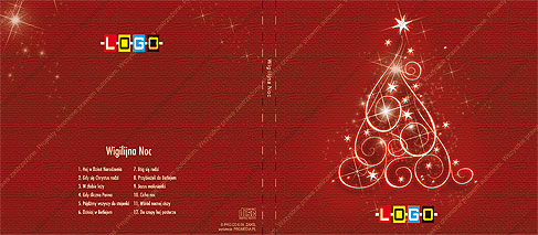 Kolędy, wzór BK-299 – Digipack: Digipack z zewnątrz – tył ze spisem kolęd, grzbiet i okładka