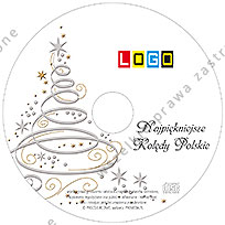 Kolędy, wzór BK-005 – Koperta kartonowa: Nadruk na płycie CD