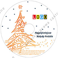 Kolędy, wzór BK-064 – Koperta kartonowa: Nadruk na płycie CD