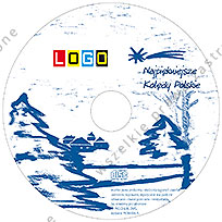 Kolędy, wzór BK-079 – Koperta kartonowa: Nadruk na płycie CD